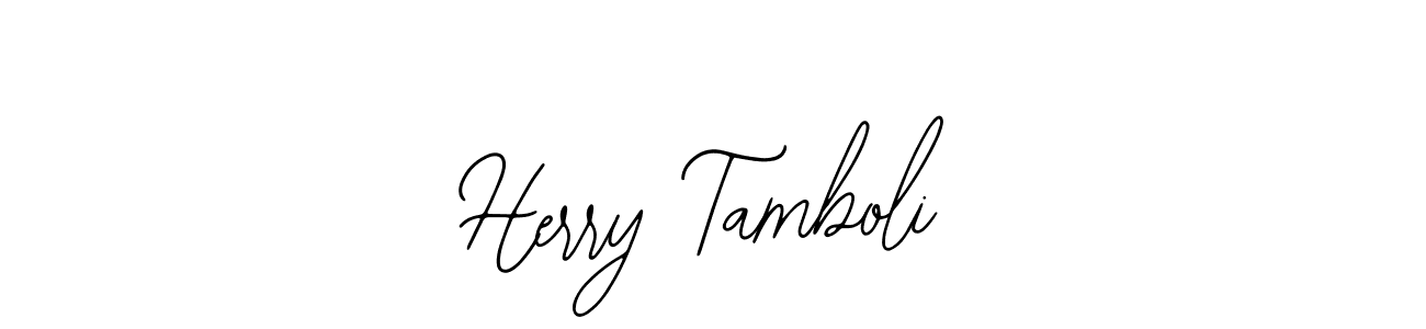 The best way (Bearetta-2O07w) to make a short signature is to pick only two or three words in your name. The name Herry Tamboli include a total of six letters. For converting this name. Herry Tamboli signature style 12 images and pictures png