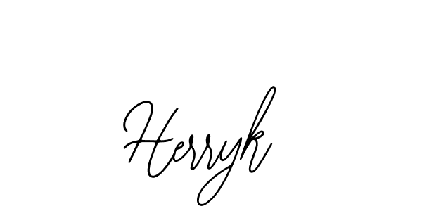 Herryk stylish signature style. Best Handwritten Sign (Bearetta-2O07w) for my name. Handwritten Signature Collection Ideas for my name Herryk. Herryk signature style 12 images and pictures png