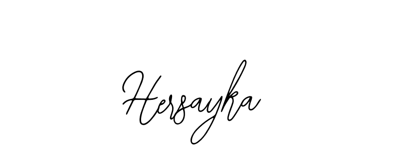 The best way (Bearetta-2O07w) to make a short signature is to pick only two or three words in your name. The name Hersayka include a total of six letters. For converting this name. Hersayka signature style 12 images and pictures png