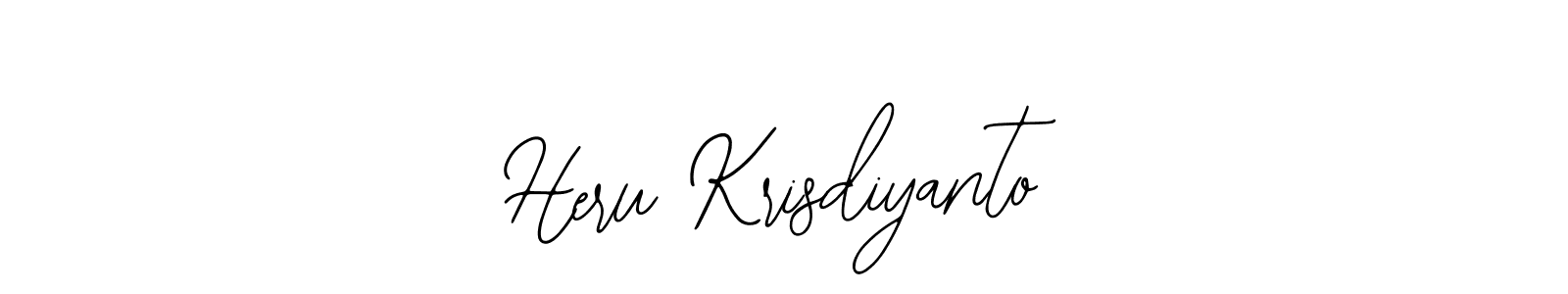 Make a short Heru Krisdiyanto signature style. Manage your documents anywhere anytime using Bearetta-2O07w. Create and add eSignatures, submit forms, share and send files easily. Heru Krisdiyanto signature style 12 images and pictures png