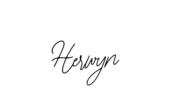 Bearetta-2O07w is a professional signature style that is perfect for those who want to add a touch of class to their signature. It is also a great choice for those who want to make their signature more unique. Get Herwyn name to fancy signature for free. Herwyn signature style 12 images and pictures png