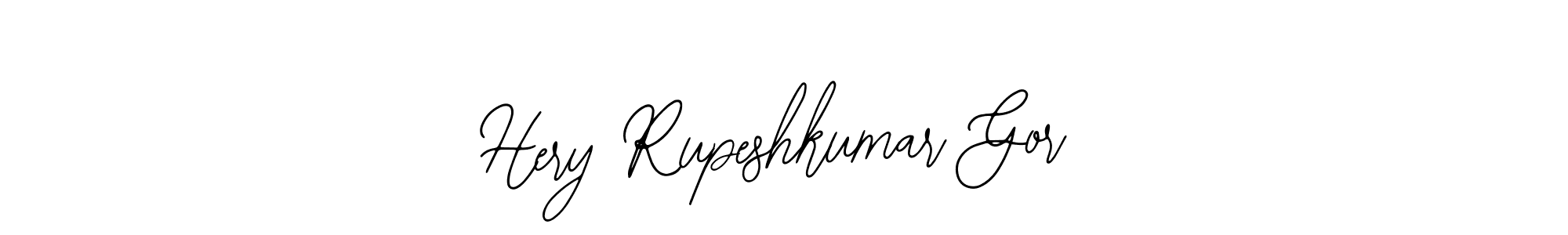 Create a beautiful signature design for name Hery Rupeshkumar Gor. With this signature (Bearetta-2O07w) fonts, you can make a handwritten signature for free. Hery Rupeshkumar Gor signature style 12 images and pictures png