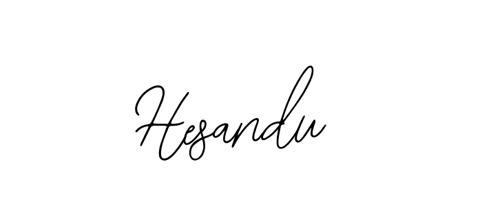 Create a beautiful signature design for name Hesandu. With this signature (Bearetta-2O07w) fonts, you can make a handwritten signature for free. Hesandu signature style 12 images and pictures png