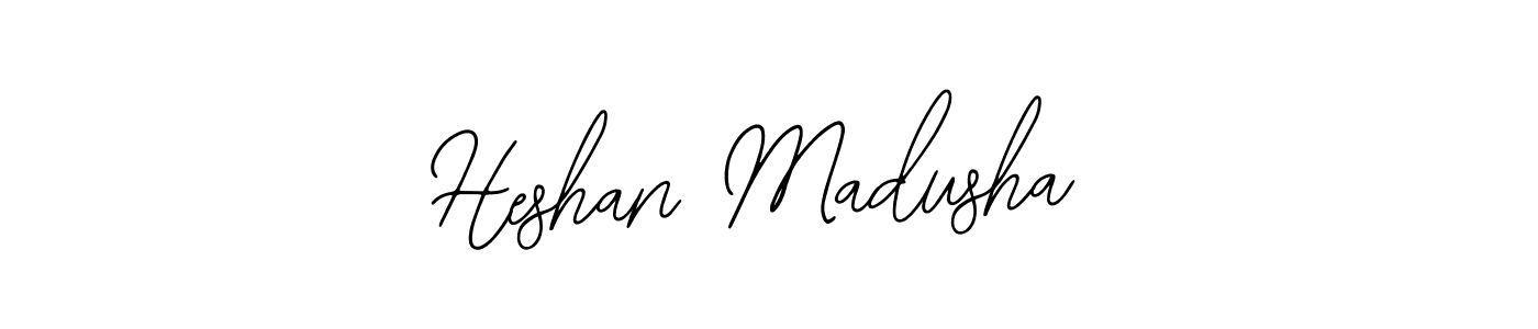 Make a beautiful signature design for name Heshan Madusha. Use this online signature maker to create a handwritten signature for free. Heshan Madusha signature style 12 images and pictures png