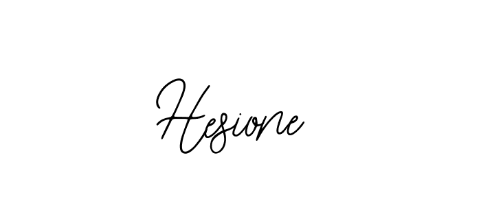 You should practise on your own different ways (Bearetta-2O07w) to write your name (Hesione) in signature. don't let someone else do it for you. Hesione signature style 12 images and pictures png