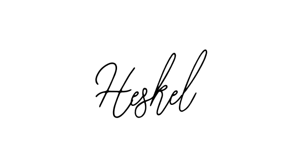 Similarly Bearetta-2O07w is the best handwritten signature design. Signature creator online .You can use it as an online autograph creator for name Heskel. Heskel signature style 12 images and pictures png