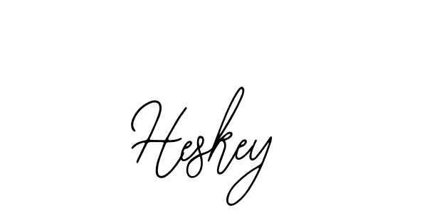 Bearetta-2O07w is a professional signature style that is perfect for those who want to add a touch of class to their signature. It is also a great choice for those who want to make their signature more unique. Get Heskey name to fancy signature for free. Heskey signature style 12 images and pictures png
