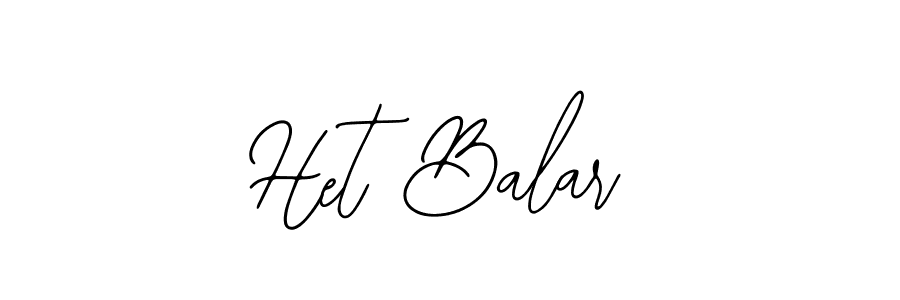 It looks lik you need a new signature style for name Het Balar. Design unique handwritten (Bearetta-2O07w) signature with our free signature maker in just a few clicks. Het Balar signature style 12 images and pictures png