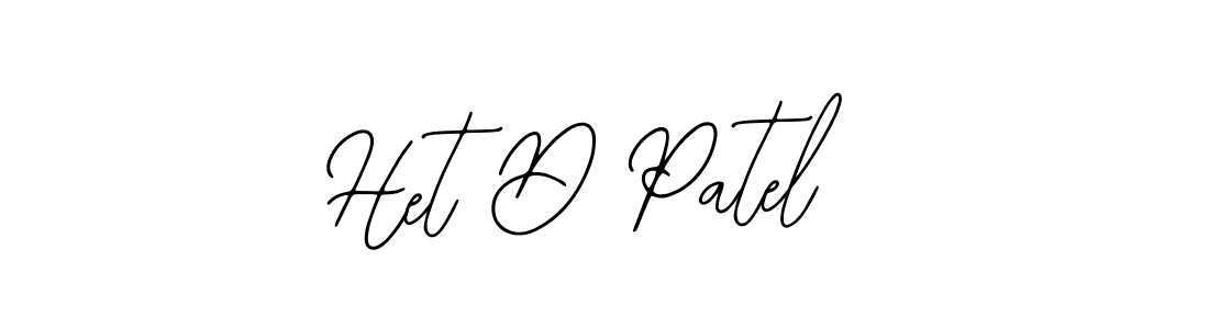 How to make Het D Patel signature? Bearetta-2O07w is a professional autograph style. Create handwritten signature for Het D Patel name. Het D Patel signature style 12 images and pictures png