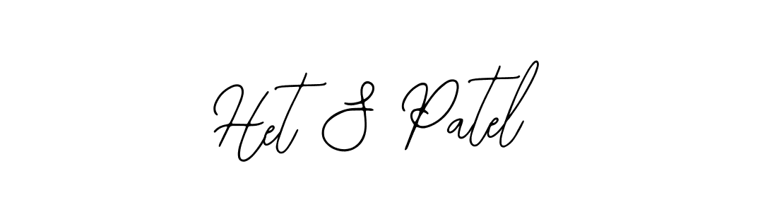 Het S Patel stylish signature style. Best Handwritten Sign (Bearetta-2O07w) for my name. Handwritten Signature Collection Ideas for my name Het S Patel. Het S Patel signature style 12 images and pictures png