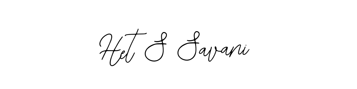 Make a beautiful signature design for name Het S Savani. Use this online signature maker to create a handwritten signature for free. Het S Savani signature style 12 images and pictures png