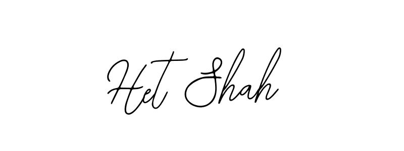 Also we have Het Shah name is the best signature style. Create professional handwritten signature collection using Bearetta-2O07w autograph style. Het Shah signature style 12 images and pictures png