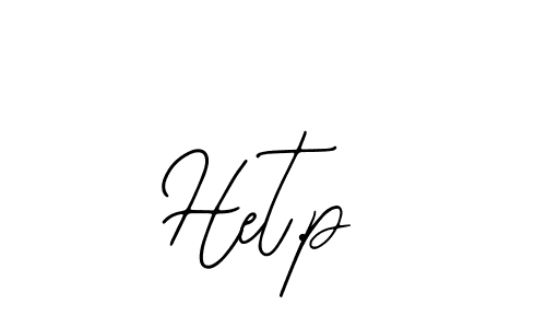 Make a beautiful signature design for name Het.p. Use this online signature maker to create a handwritten signature for free. Het.p signature style 12 images and pictures png