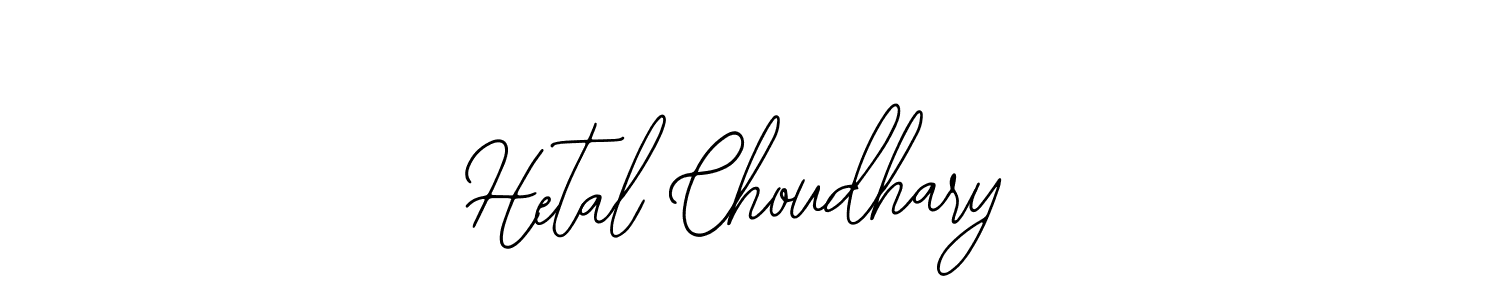 The best way (Bearetta-2O07w) to make a short signature is to pick only two or three words in your name. The name Hetal Choudhary include a total of six letters. For converting this name. Hetal Choudhary signature style 12 images and pictures png