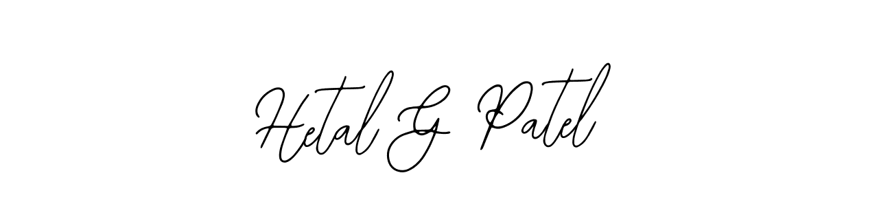 if you are searching for the best signature style for your name Hetal G Patel. so please give up your signature search. here we have designed multiple signature styles  using Bearetta-2O07w. Hetal G Patel signature style 12 images and pictures png