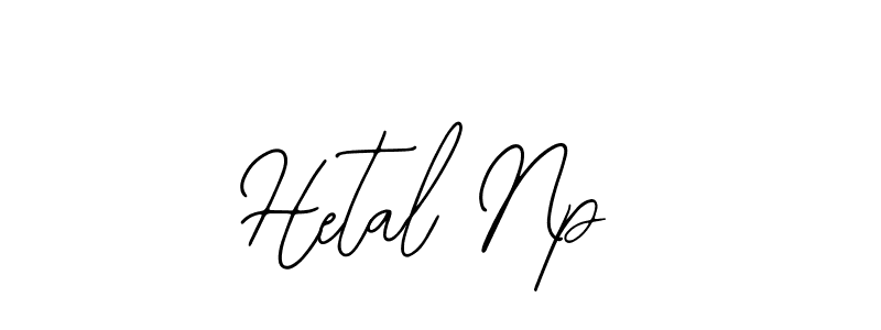 Make a beautiful signature design for name Hetal Np. With this signature (Bearetta-2O07w) style, you can create a handwritten signature for free. Hetal Np signature style 12 images and pictures png