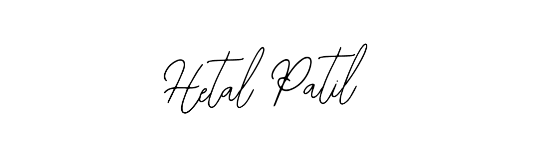 The best way (Bearetta-2O07w) to make a short signature is to pick only two or three words in your name. The name Hetal Patil include a total of six letters. For converting this name. Hetal Patil signature style 12 images and pictures png