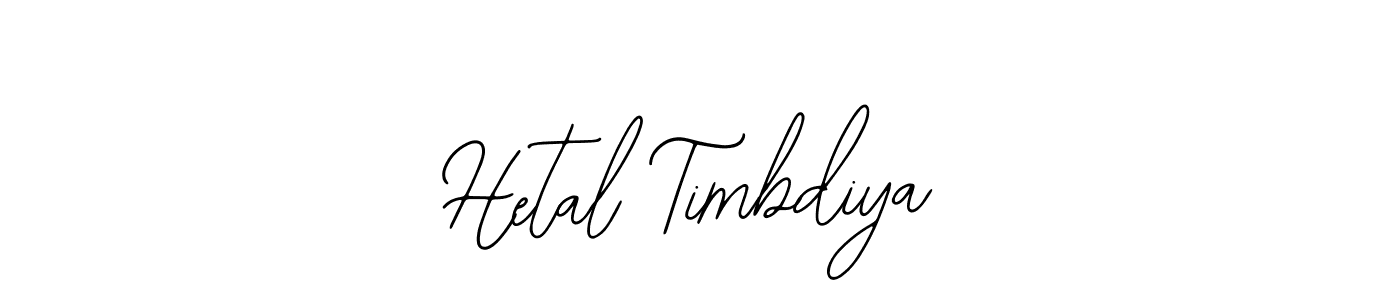 You should practise on your own different ways (Bearetta-2O07w) to write your name (Hetal Timbdiya) in signature. don't let someone else do it for you. Hetal Timbdiya signature style 12 images and pictures png