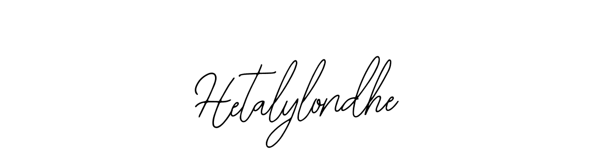 Make a beautiful signature design for name Hetalylondhe. With this signature (Bearetta-2O07w) style, you can create a handwritten signature for free. Hetalylondhe signature style 12 images and pictures png