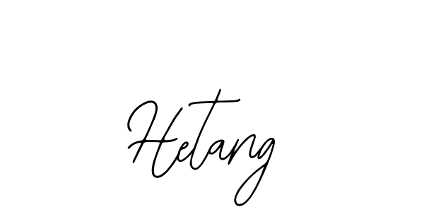 Hetang stylish signature style. Best Handwritten Sign (Bearetta-2O07w) for my name. Handwritten Signature Collection Ideas for my name Hetang. Hetang signature style 12 images and pictures png