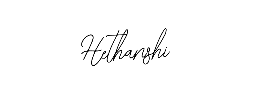 How to make Hethanshi signature? Bearetta-2O07w is a professional autograph style. Create handwritten signature for Hethanshi name. Hethanshi signature style 12 images and pictures png