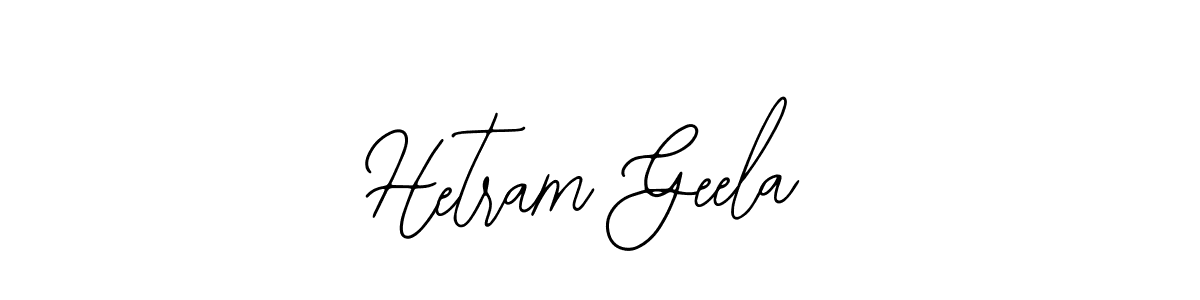 Use a signature maker to create a handwritten signature online. With this signature software, you can design (Bearetta-2O07w) your own signature for name Hetram Geela. Hetram Geela signature style 12 images and pictures png