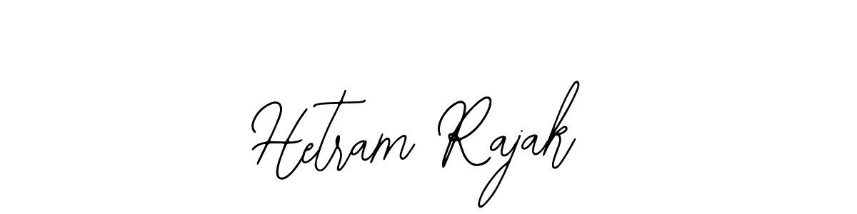 Similarly Bearetta-2O07w is the best handwritten signature design. Signature creator online .You can use it as an online autograph creator for name Hetram Rajak. Hetram Rajak signature style 12 images and pictures png