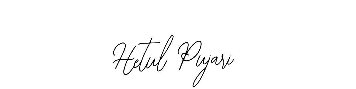 Bearetta-2O07w is a professional signature style that is perfect for those who want to add a touch of class to their signature. It is also a great choice for those who want to make their signature more unique. Get Hetul Pujari name to fancy signature for free. Hetul Pujari signature style 12 images and pictures png