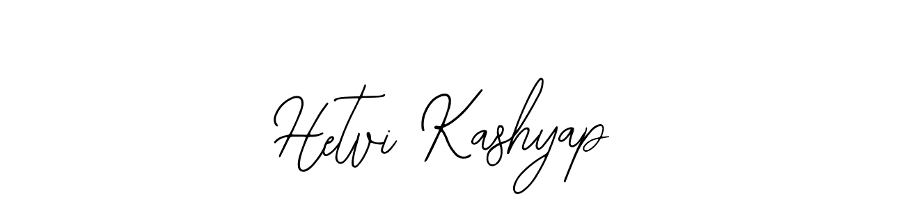 How to make Hetvi Kashyap name signature. Use Bearetta-2O07w style for creating short signs online. This is the latest handwritten sign. Hetvi Kashyap signature style 12 images and pictures png