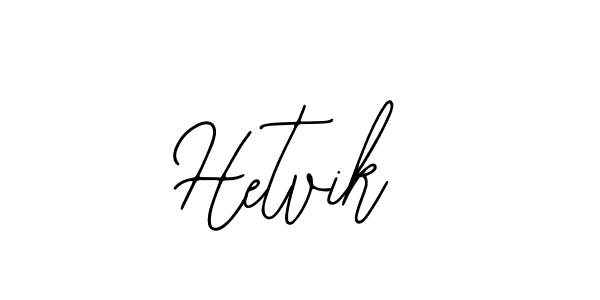 if you are searching for the best signature style for your name Hetvik. so please give up your signature search. here we have designed multiple signature styles  using Bearetta-2O07w. Hetvik signature style 12 images and pictures png