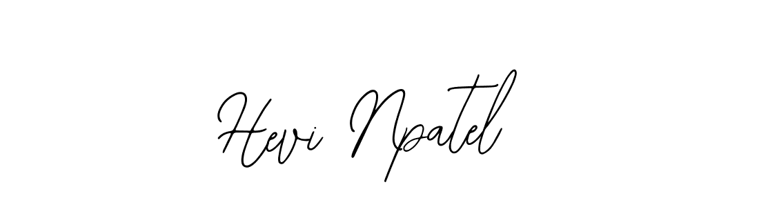 Hevi Npatel stylish signature style. Best Handwritten Sign (Bearetta-2O07w) for my name. Handwritten Signature Collection Ideas for my name Hevi Npatel. Hevi Npatel signature style 12 images and pictures png