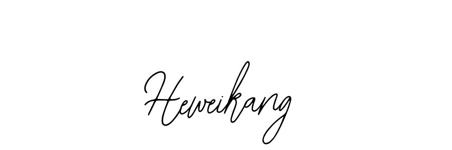 How to make Heweikang signature? Bearetta-2O07w is a professional autograph style. Create handwritten signature for Heweikang name. Heweikang signature style 12 images and pictures png