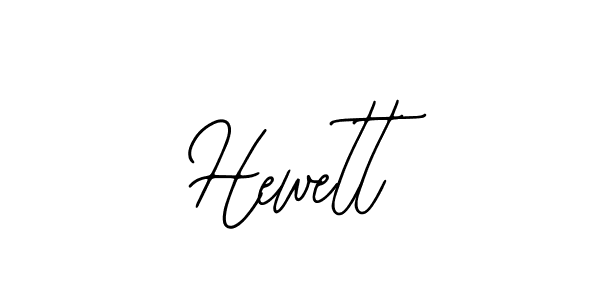 Make a short Hewett signature style. Manage your documents anywhere anytime using Bearetta-2O07w. Create and add eSignatures, submit forms, share and send files easily. Hewett signature style 12 images and pictures png