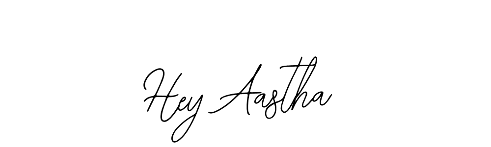 How to make Hey Aastha name signature. Use Bearetta-2O07w style for creating short signs online. This is the latest handwritten sign. Hey Aastha signature style 12 images and pictures png