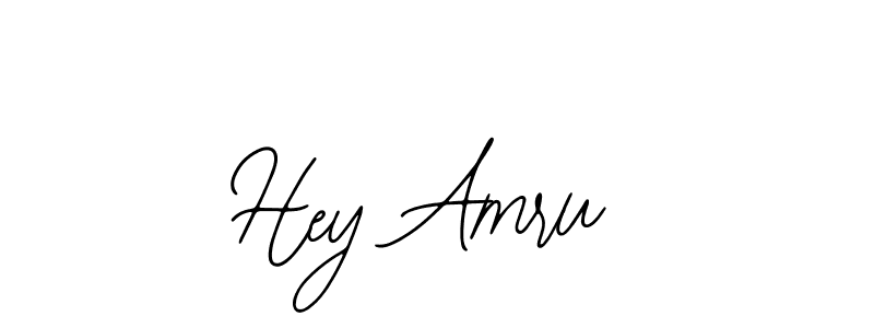 Also we have Hey Amru name is the best signature style. Create professional handwritten signature collection using Bearetta-2O07w autograph style. Hey Amru signature style 12 images and pictures png