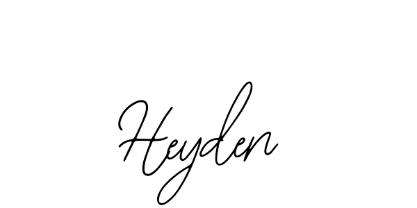 The best way (Bearetta-2O07w) to make a short signature is to pick only two or three words in your name. The name Heyden include a total of six letters. For converting this name. Heyden signature style 12 images and pictures png