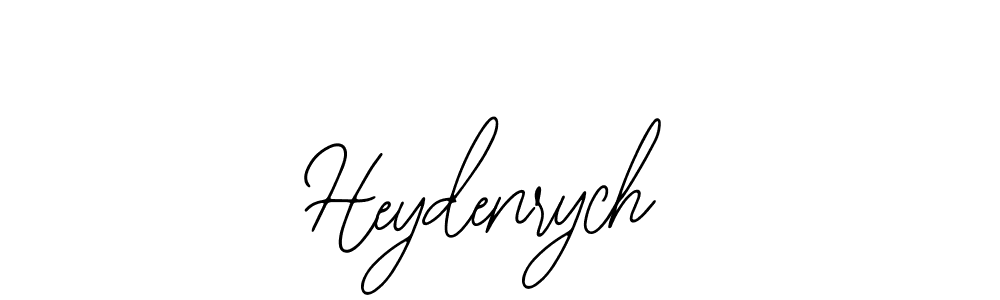 Design your own signature with our free online signature maker. With this signature software, you can create a handwritten (Bearetta-2O07w) signature for name Heydenrych. Heydenrych signature style 12 images and pictures png