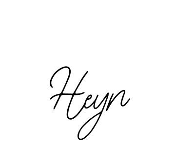 You should practise on your own different ways (Bearetta-2O07w) to write your name (Heyn) in signature. don't let someone else do it for you. Heyn signature style 12 images and pictures png