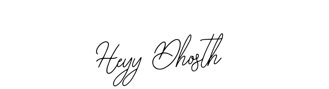 Design your own signature with our free online signature maker. With this signature software, you can create a handwritten (Bearetta-2O07w) signature for name Heyy Dhosth. Heyy Dhosth signature style 12 images and pictures png