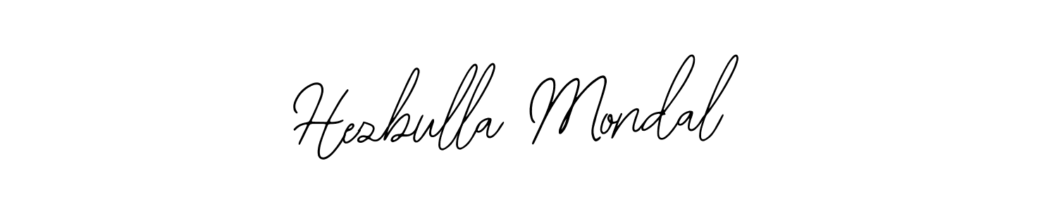 You should practise on your own different ways (Bearetta-2O07w) to write your name (Hezbulla Mondal) in signature. don't let someone else do it for you. Hezbulla Mondal signature style 12 images and pictures png