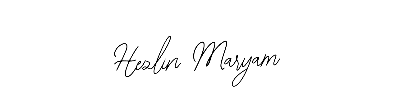 You should practise on your own different ways (Bearetta-2O07w) to write your name (Hezlin Maryam) in signature. don't let someone else do it for you. Hezlin Maryam signature style 12 images and pictures png