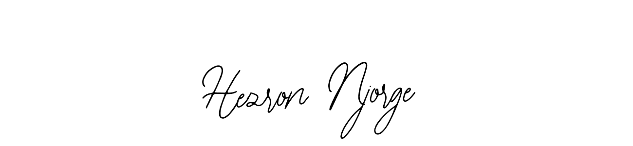 Design your own signature with our free online signature maker. With this signature software, you can create a handwritten (Bearetta-2O07w) signature for name Hezron Njorge. Hezron Njorge signature style 12 images and pictures png