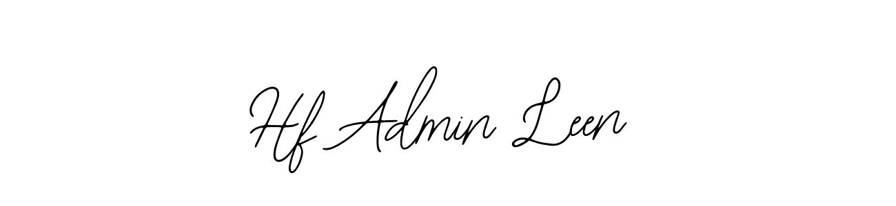 Design your own signature with our free online signature maker. With this signature software, you can create a handwritten (Bearetta-2O07w) signature for name Hf Admin Leen. Hf Admin Leen signature style 12 images and pictures png