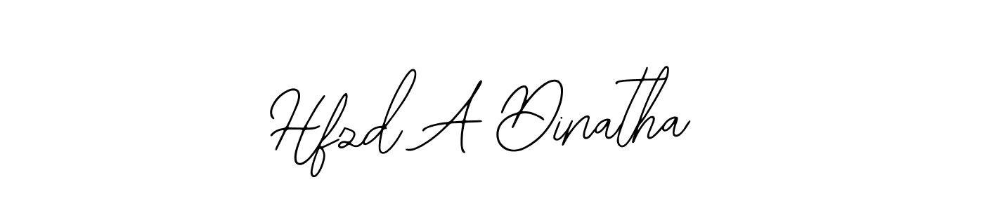 Create a beautiful signature design for name Hfzd A Dinatha. With this signature (Bearetta-2O07w) fonts, you can make a handwritten signature for free. Hfzd A Dinatha signature style 12 images and pictures png