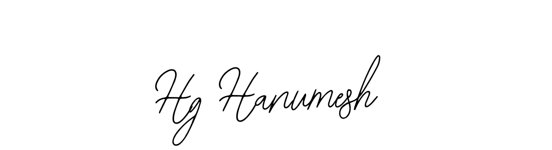 Design your own signature with our free online signature maker. With this signature software, you can create a handwritten (Bearetta-2O07w) signature for name Hg Hanumesh. Hg Hanumesh signature style 12 images and pictures png
