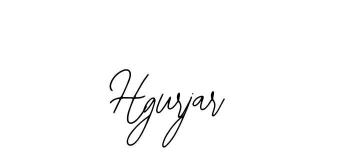 How to make Hgurjar name signature. Use Bearetta-2O07w style for creating short signs online. This is the latest handwritten sign. Hgurjar signature style 12 images and pictures png