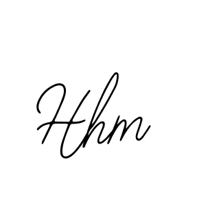 You should practise on your own different ways (Bearetta-2O07w) to write your name (Hhm) in signature. don't let someone else do it for you. Hhm signature style 12 images and pictures png