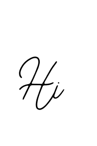 if you are searching for the best signature style for your name Hi. so please give up your signature search. here we have designed multiple signature styles  using Bearetta-2O07w. Hi signature style 12 images and pictures png