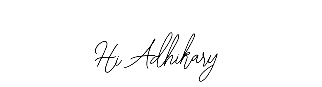 Make a beautiful signature design for name Hi Adhikary. With this signature (Bearetta-2O07w) style, you can create a handwritten signature for free. Hi Adhikary signature style 12 images and pictures png