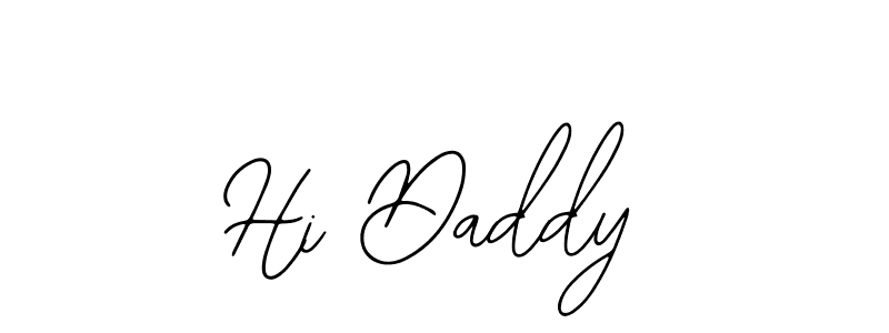 Make a beautiful signature design for name Hi Daddy. Use this online signature maker to create a handwritten signature for free. Hi Daddy signature style 12 images and pictures png